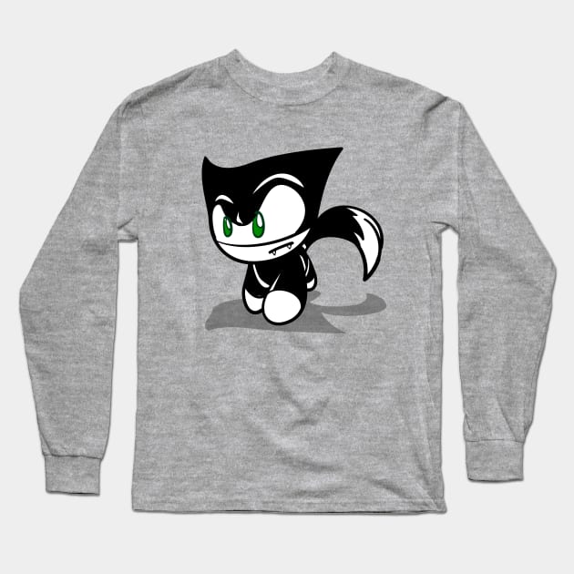 Dot the Cat on Patrol Long Sleeve T-Shirt by popgeeks